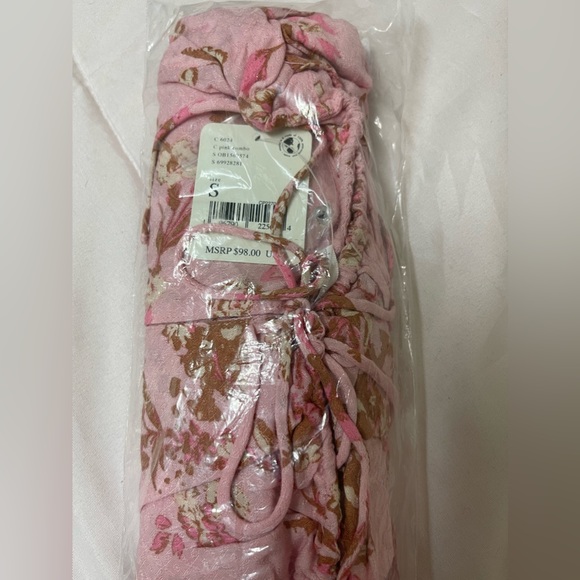 NWT Free People Hilary Printed Top Floral Smocked Size Small - Picture 12 of 13